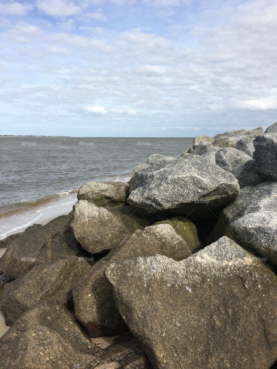 Rock, Stone, Seashore, Sea, Beach