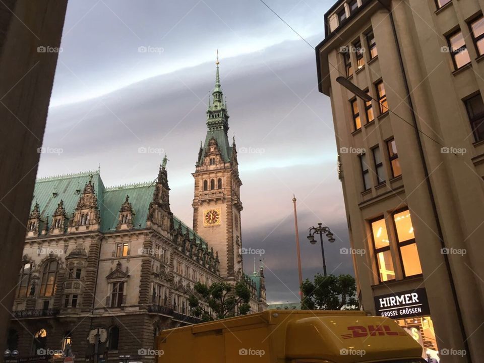 Hamburg cloudy 