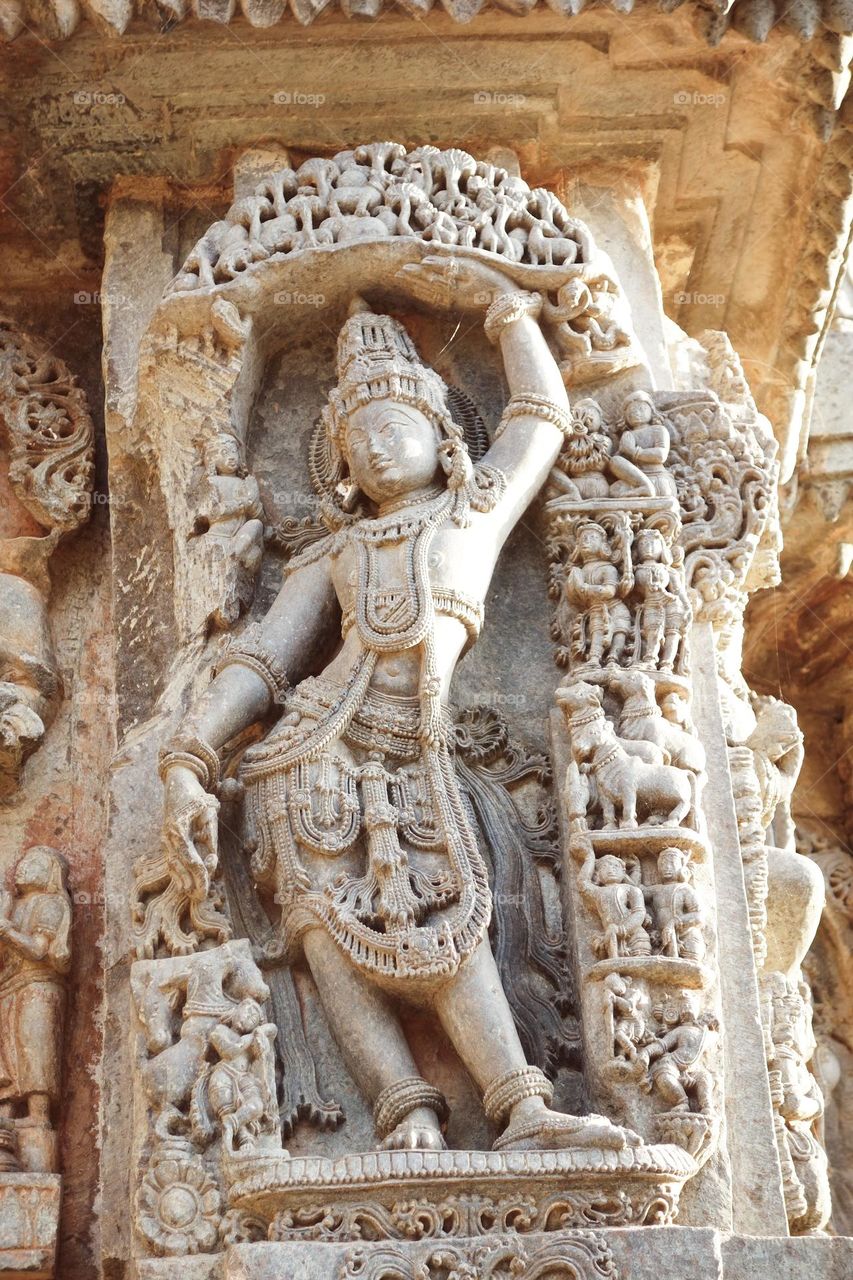 Hoysala art - fine art - sculpture