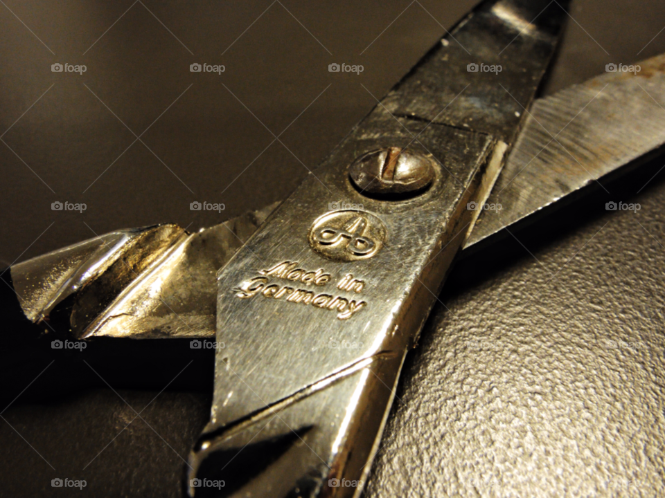 metal close up scissors 30 rockefeller center nyc by delvec