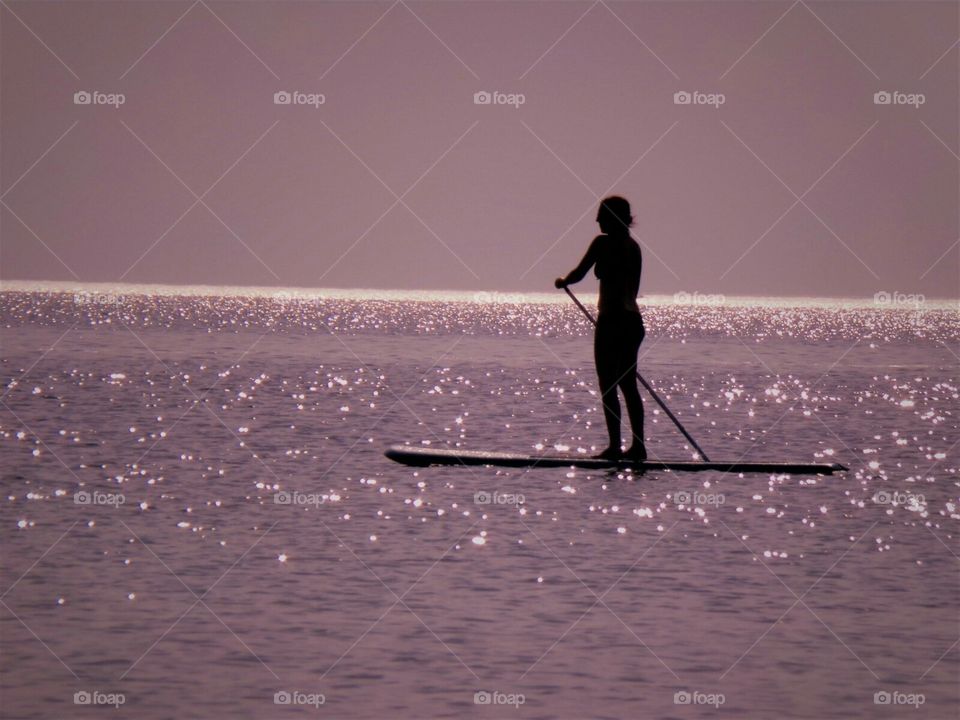 Calm waters, quiet paddle,time for thought.
