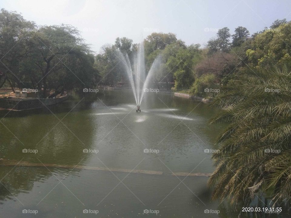 this is a river.beautiful making water flowing.