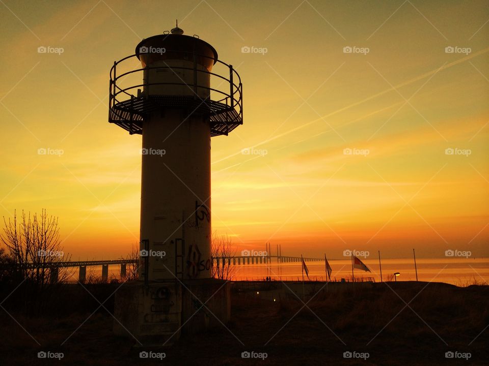 Sunset at the lighthouse 