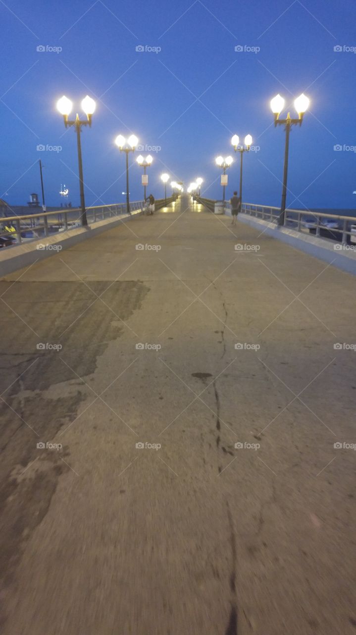 First light at the pier