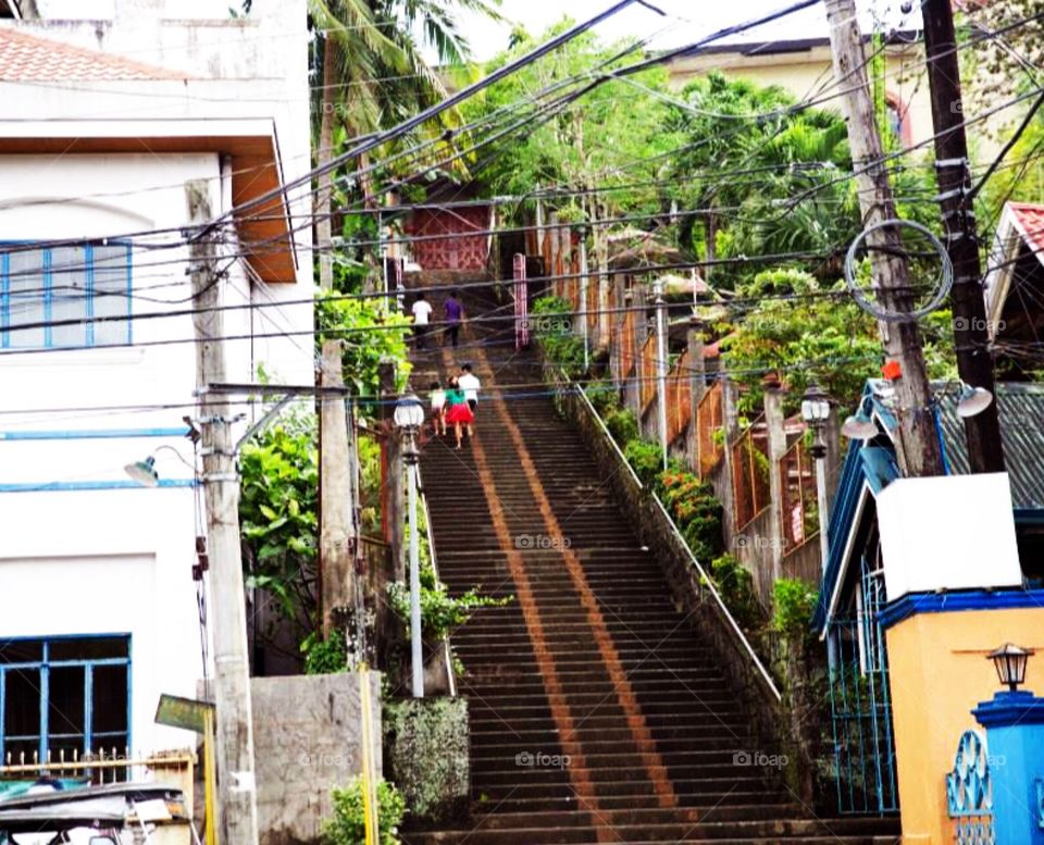 Stairs to Church