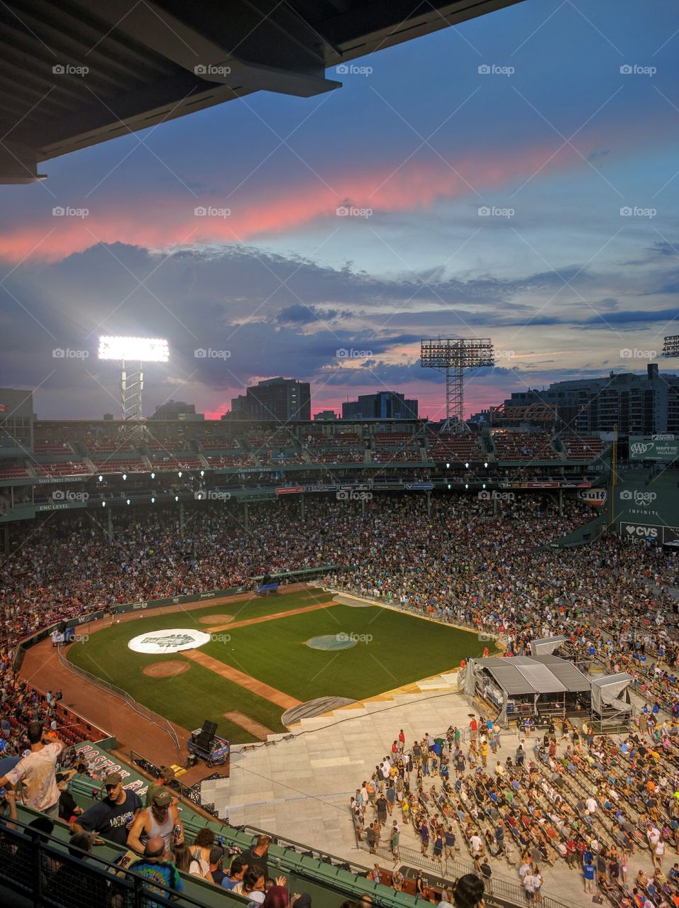 Sunset at Fenway
