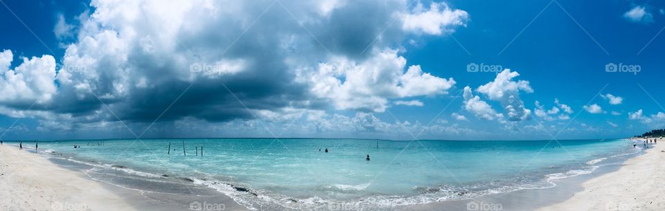 Passeio maravilhoso à cidade de Maragogi, um paraíso no estado de Alagoas, litoral do Nordeste do Brasil. - Linda foto panorâmica!