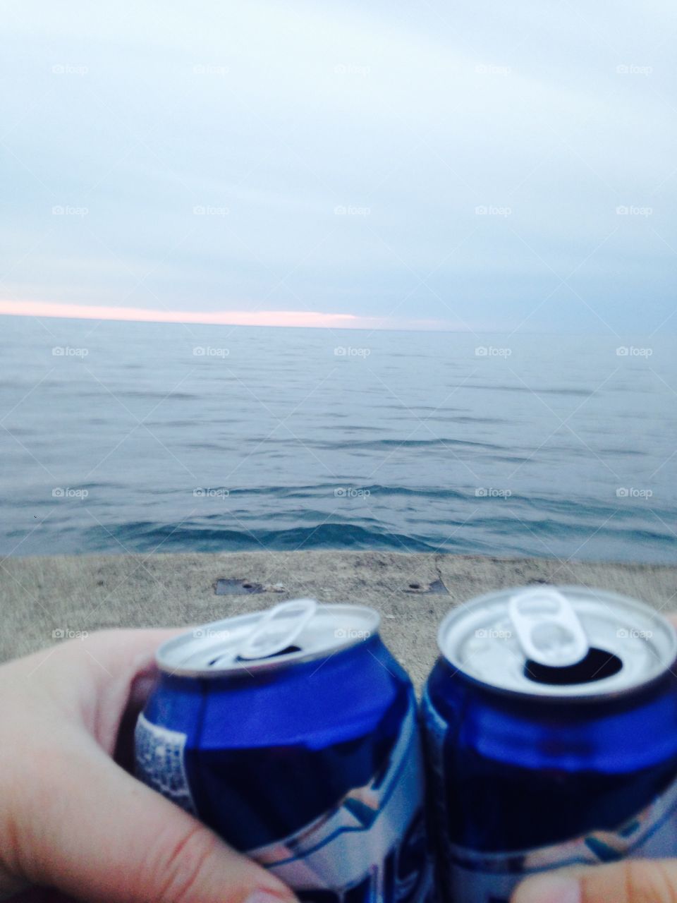Beer sunset