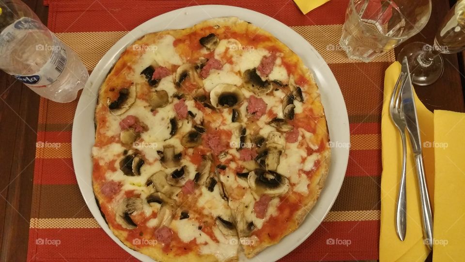 Pizza, Cheese, Mozzarella, Dough, Food