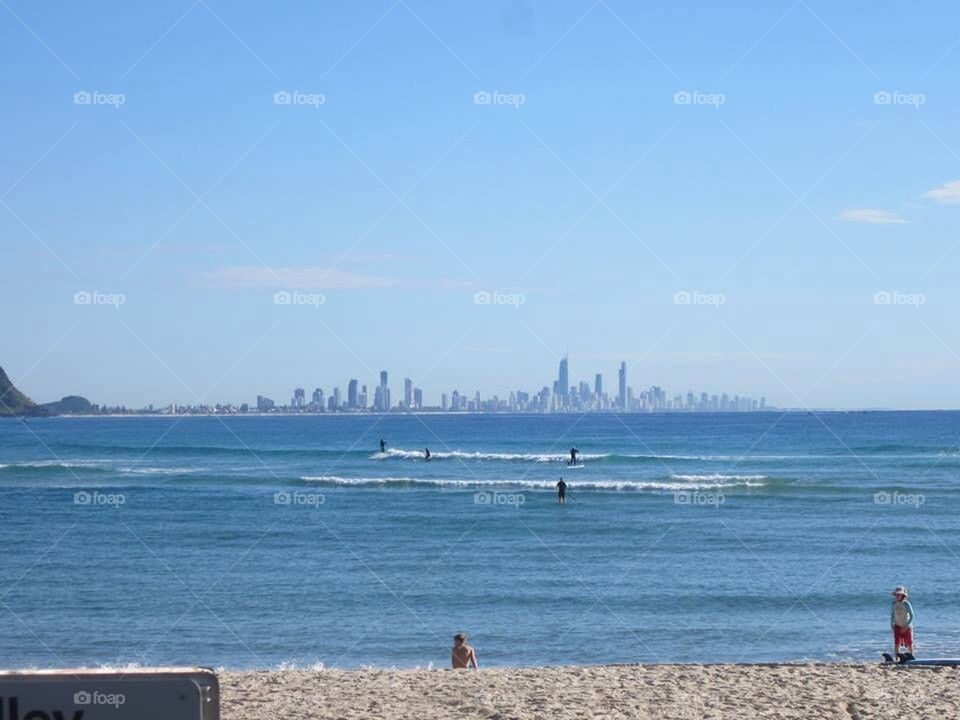 Ocean view of Gold Coast 