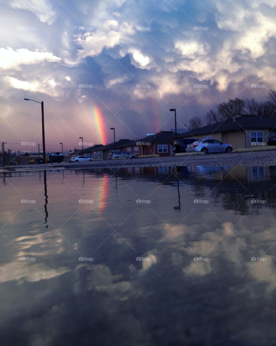 Rainbow reflection 