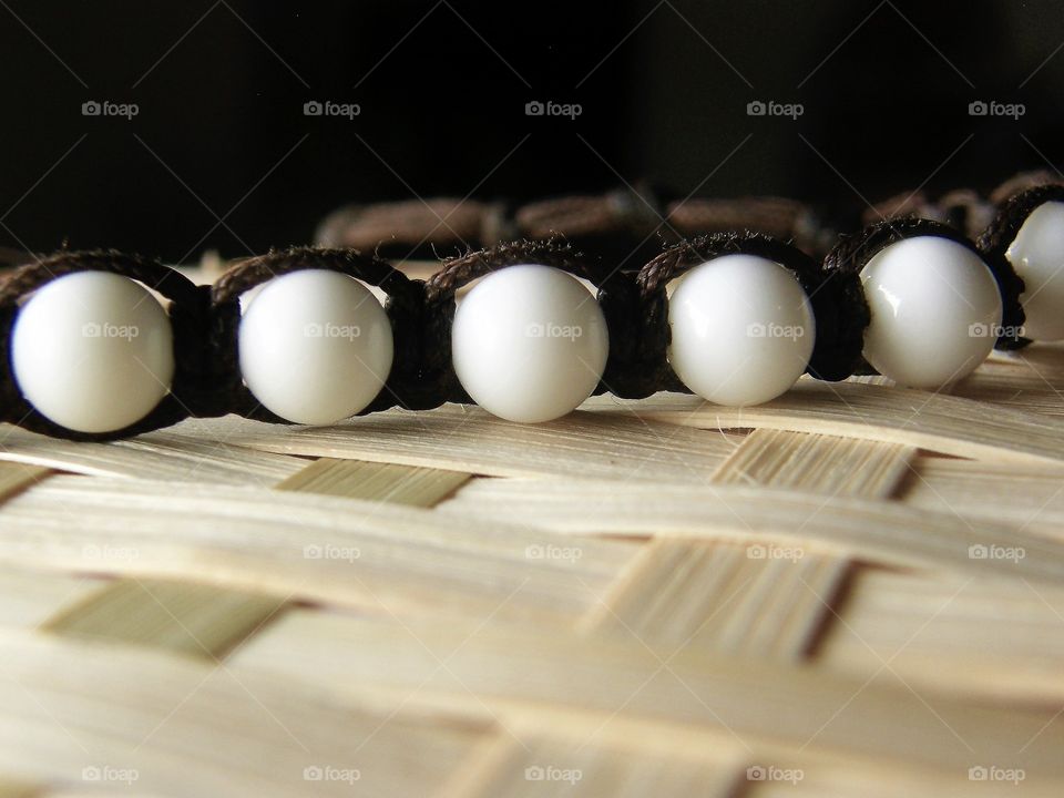 White agate bracelet