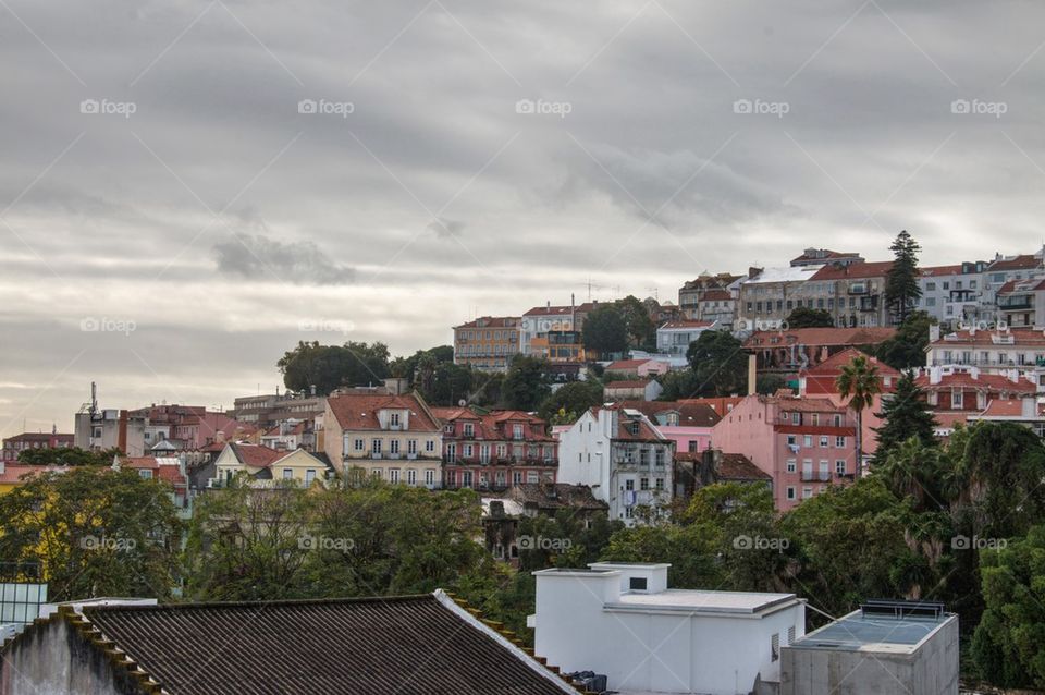 Lisbon skyline 