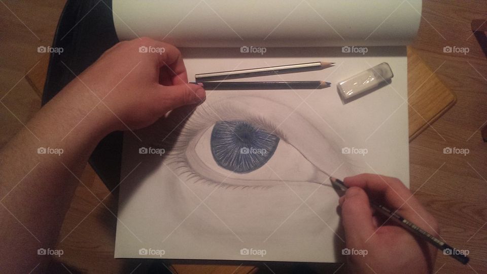 drawing the eye