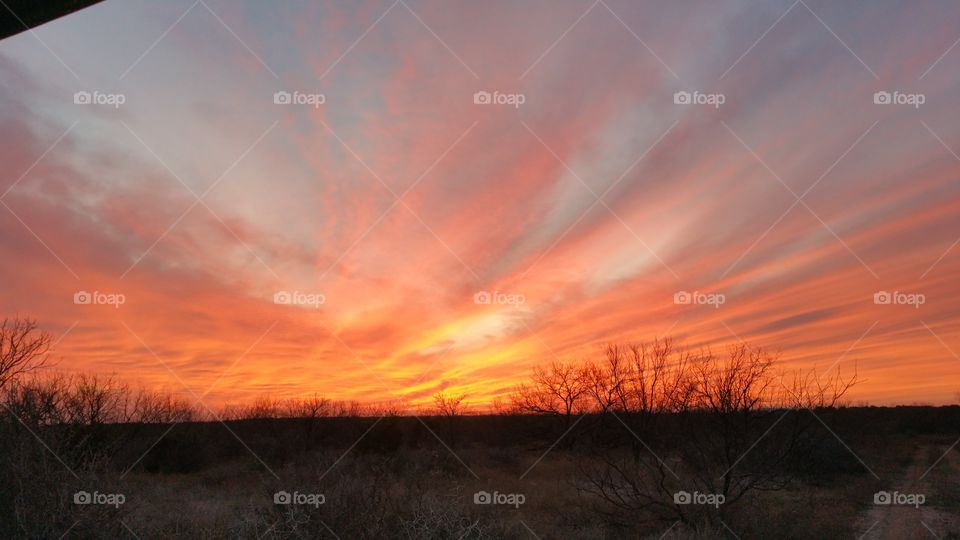 West Texas sunset