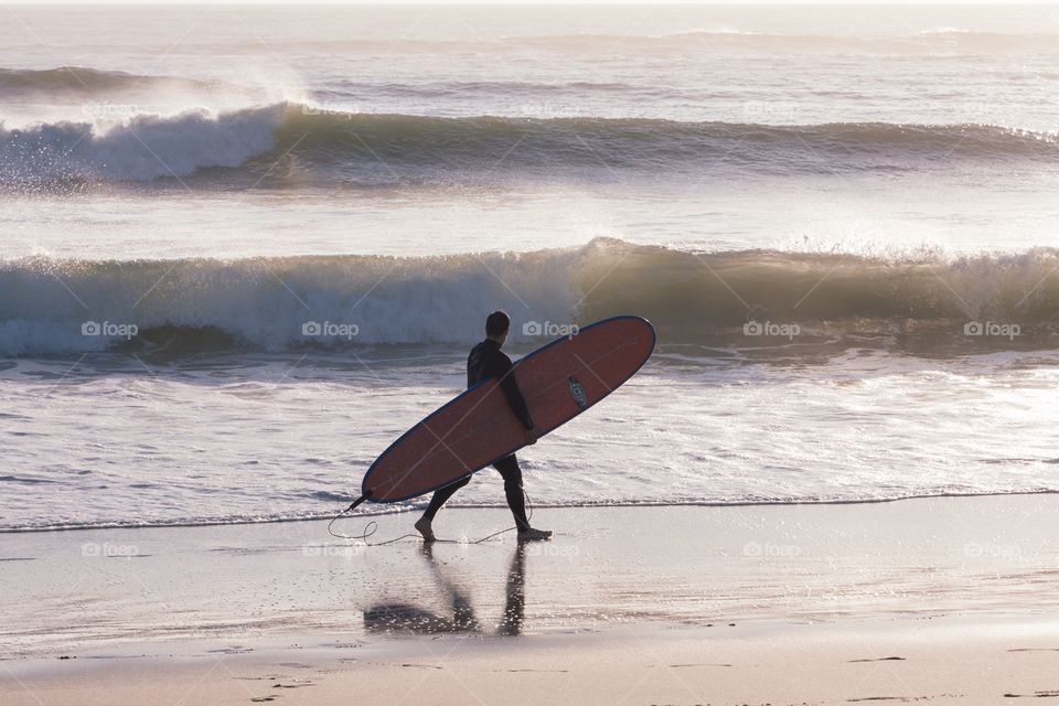 Surfer in Portugal