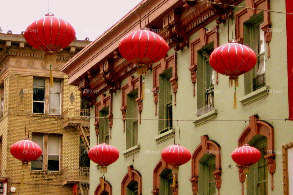 Lantern, Balloon, Traditional, Architecture, Street