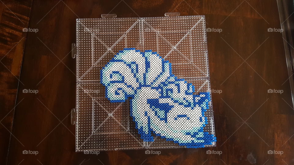 Alola Vulpix perler