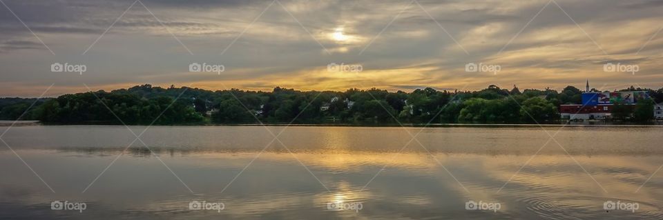 Spy Pond sunset