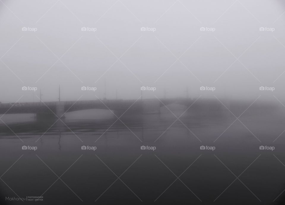 Bridge in the fog