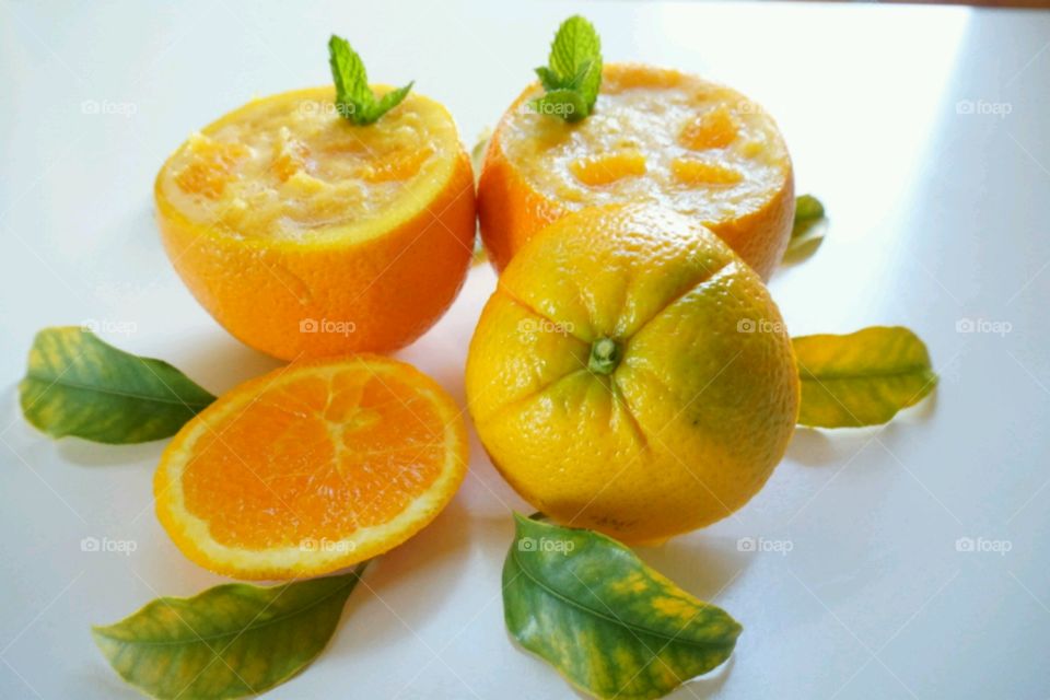 Fresh Fruit Smoothie - Orange Smoothie
