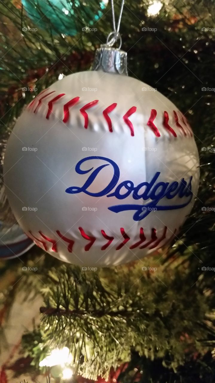 Baseball ornament. sports fan Christmas 