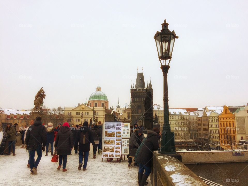 On the Charles bridge 