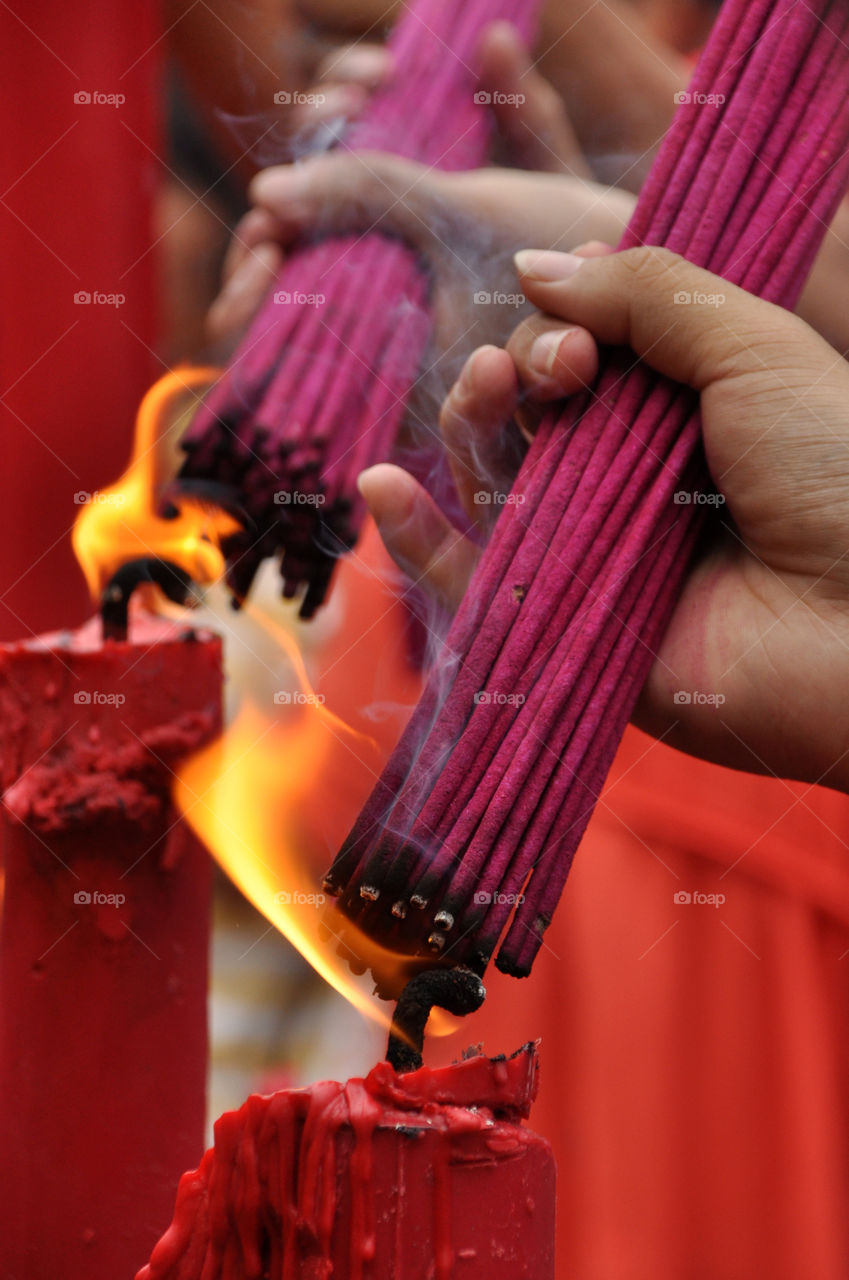 Burning Incense