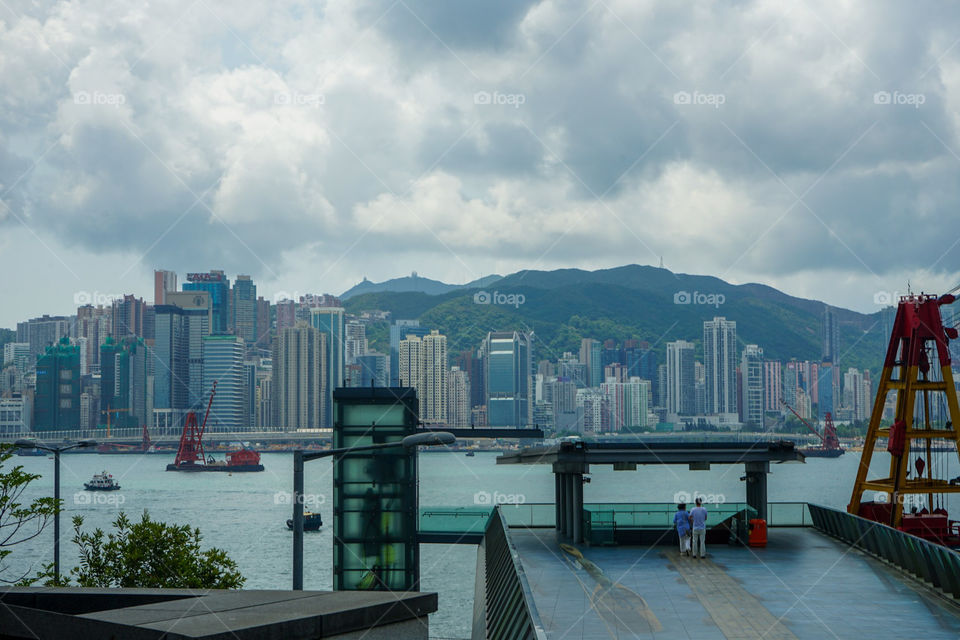cityscape at hongkong