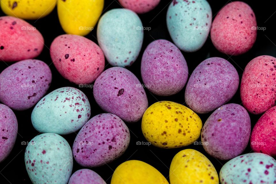 Colorful easter eggs