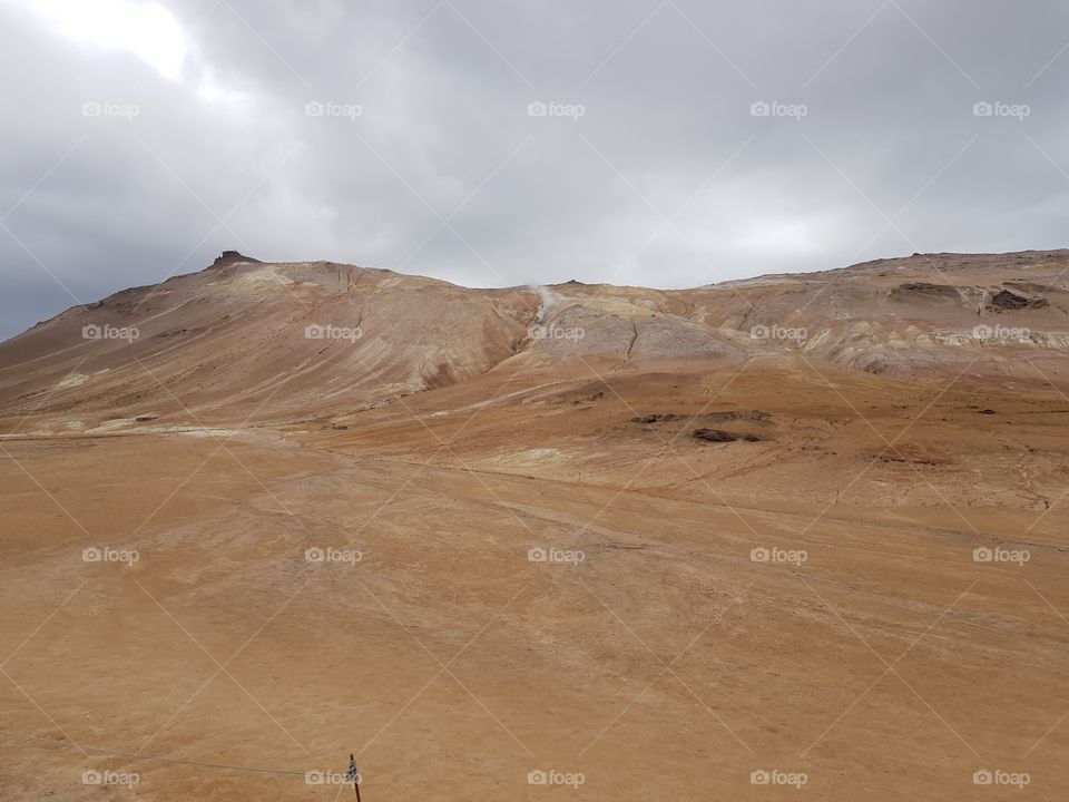 Icelandic sulphur rocks