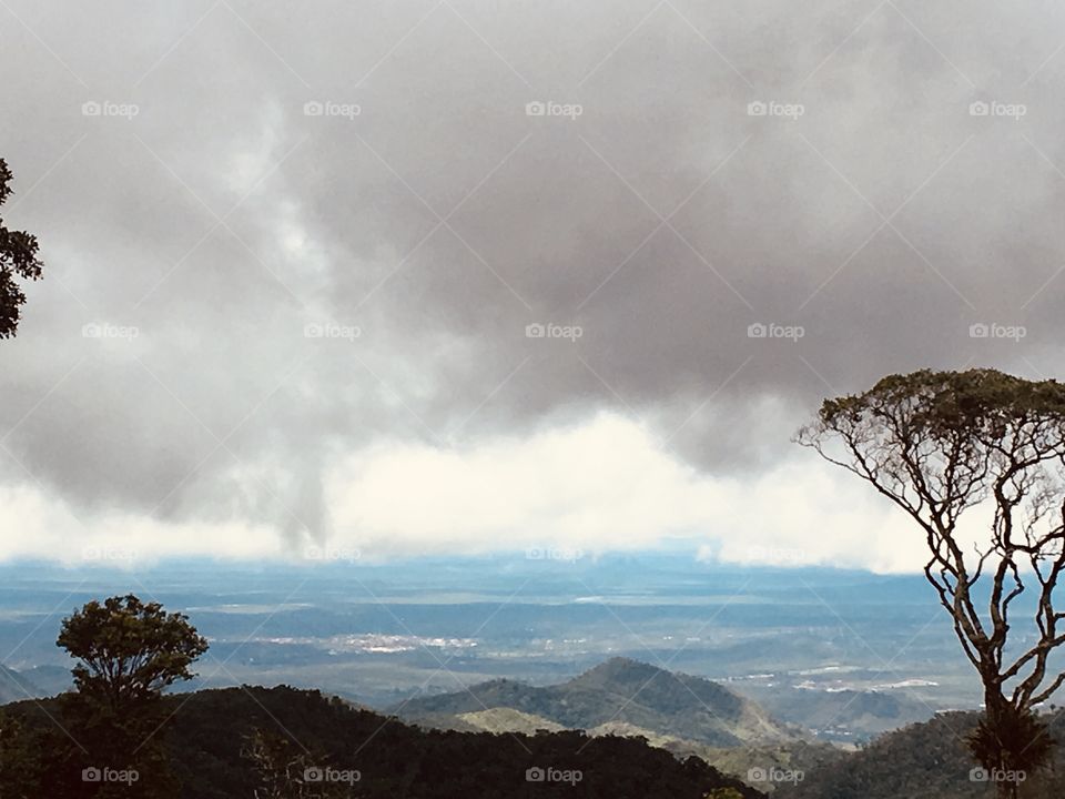 View from The Moutains in Guaramiranga Ceará State Brazil