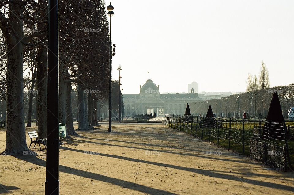 Walking view, Paris, France