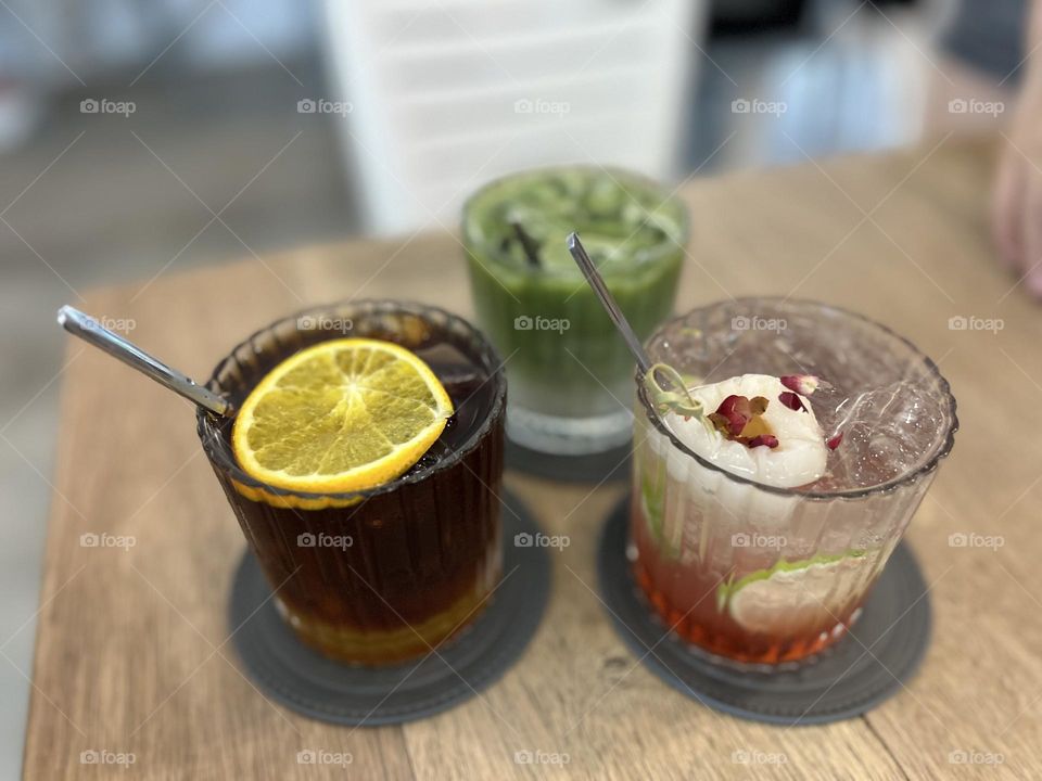 Lemon &lychee  fruits jus🍎