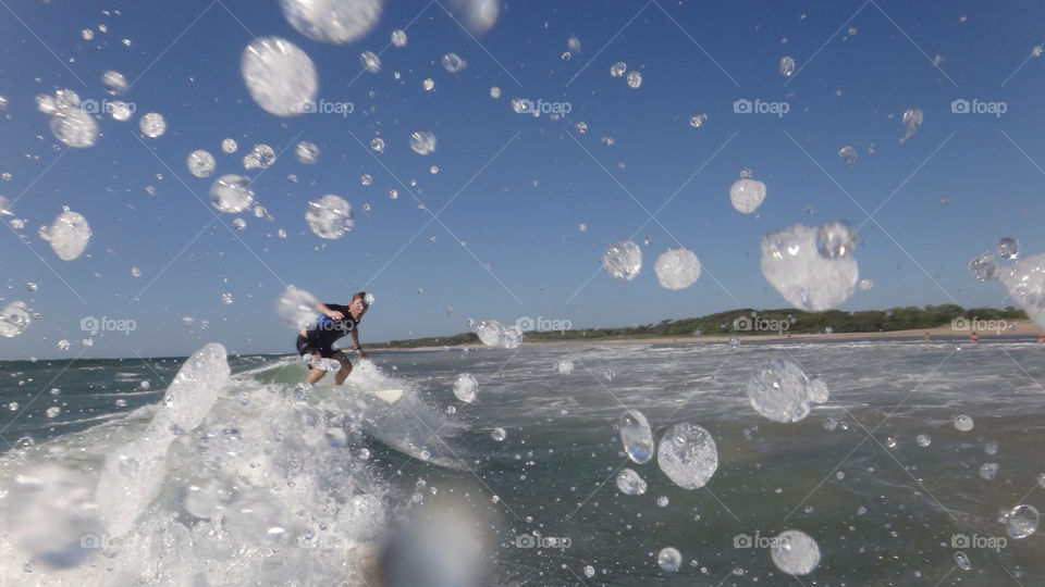 water surfing wave camera by maza