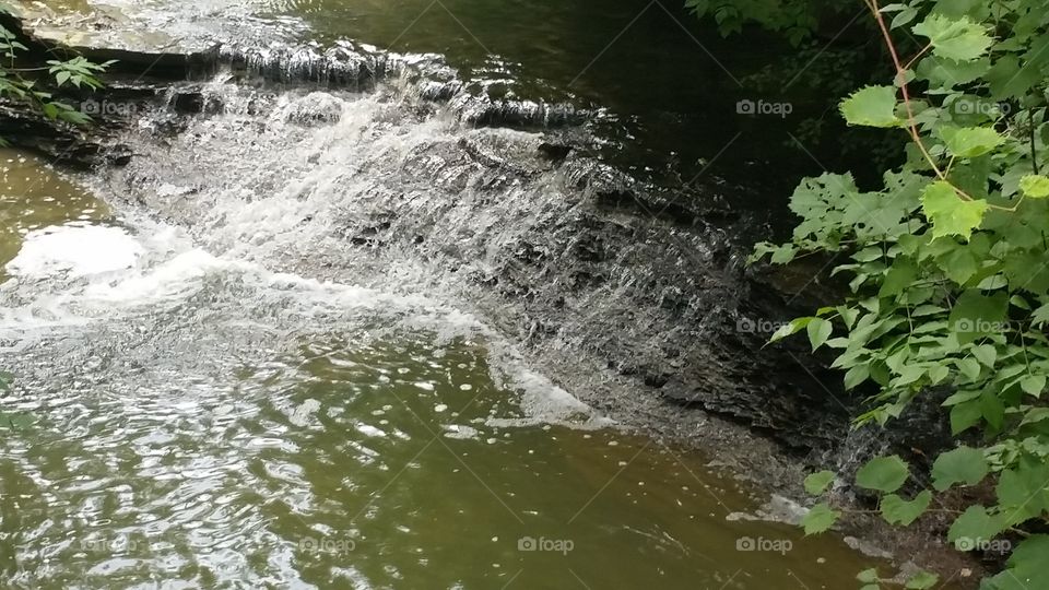 falls in Avon Lake, OH. next stop, Lake Erie