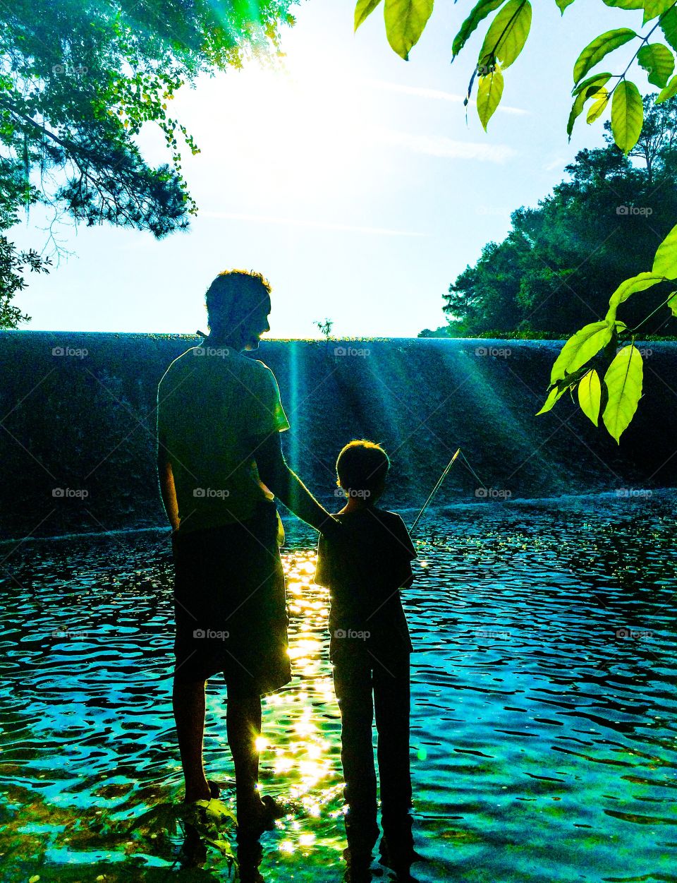 Fishing with daddy 