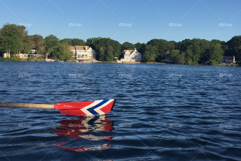 Morning row in Cape Cod. 