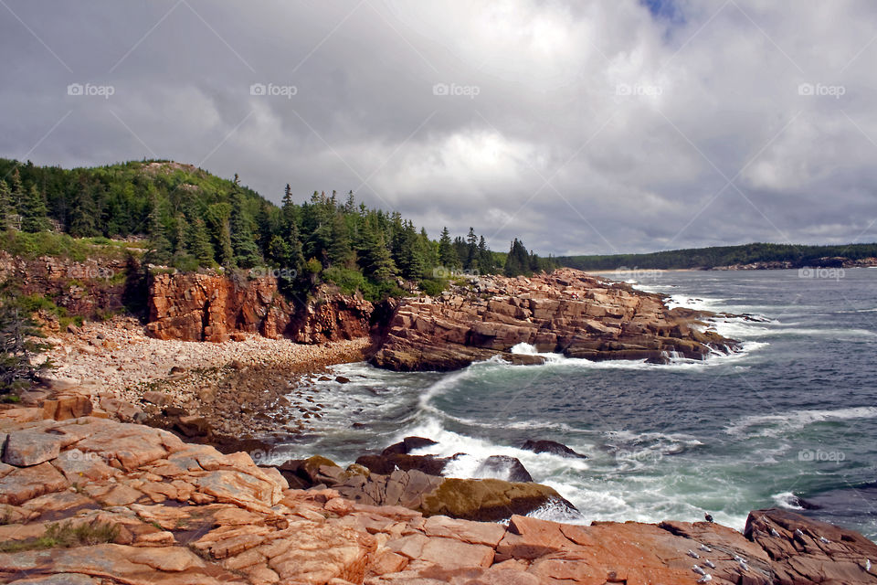Monument Cove in Acadia National Park