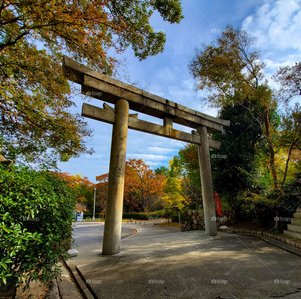 Torii at Osaka Castle