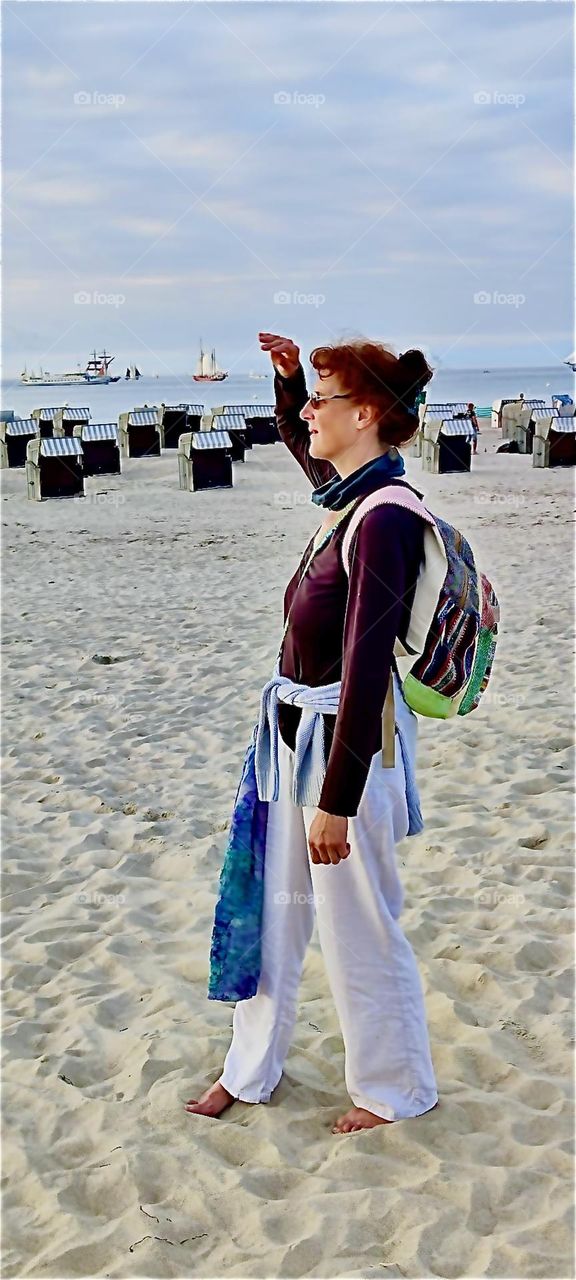 Standing by the sandy shore of the “Baltic Sea”, the “Ostsee” as the locals call it by “Warnemünde” near “Rostock”, Germany can be sheer joy. 2023. Hypnotic Productions