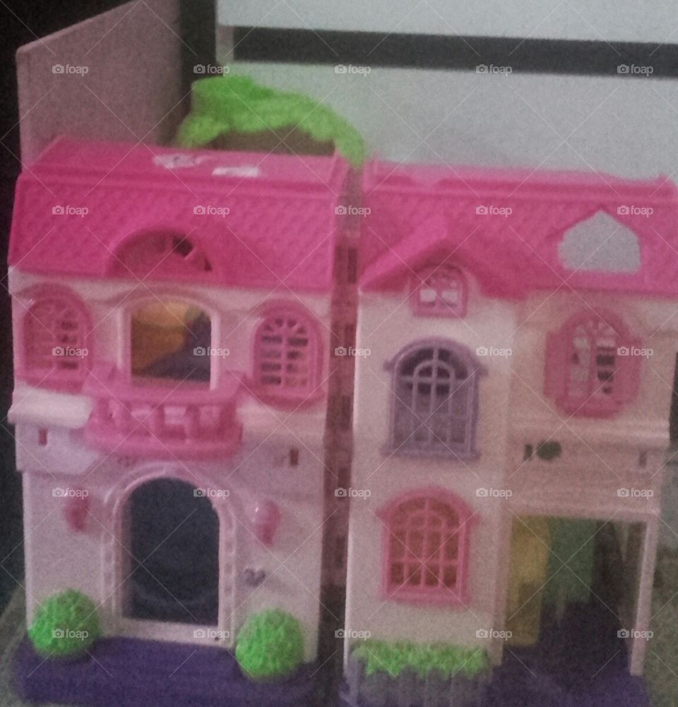 Castelo da Barbie.lindo brincadeira de crianca