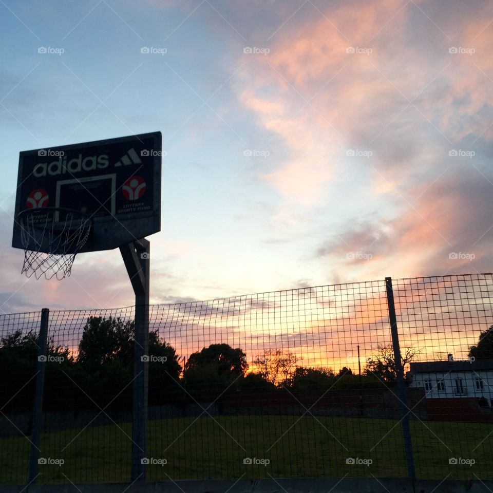 Late night basketball