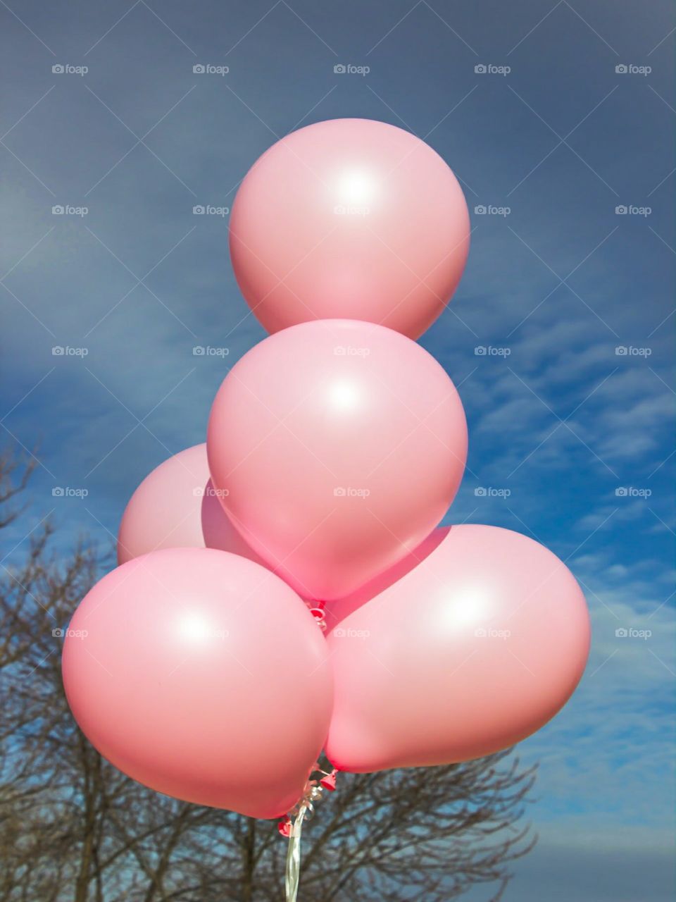 pink balloons