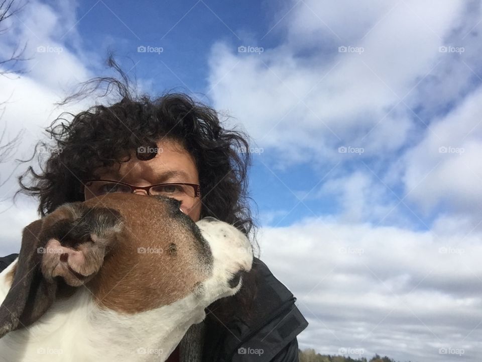 Are  Our day exploring the fields and Bush fall day cool but sunny skies Lily and I are enjoying a moment