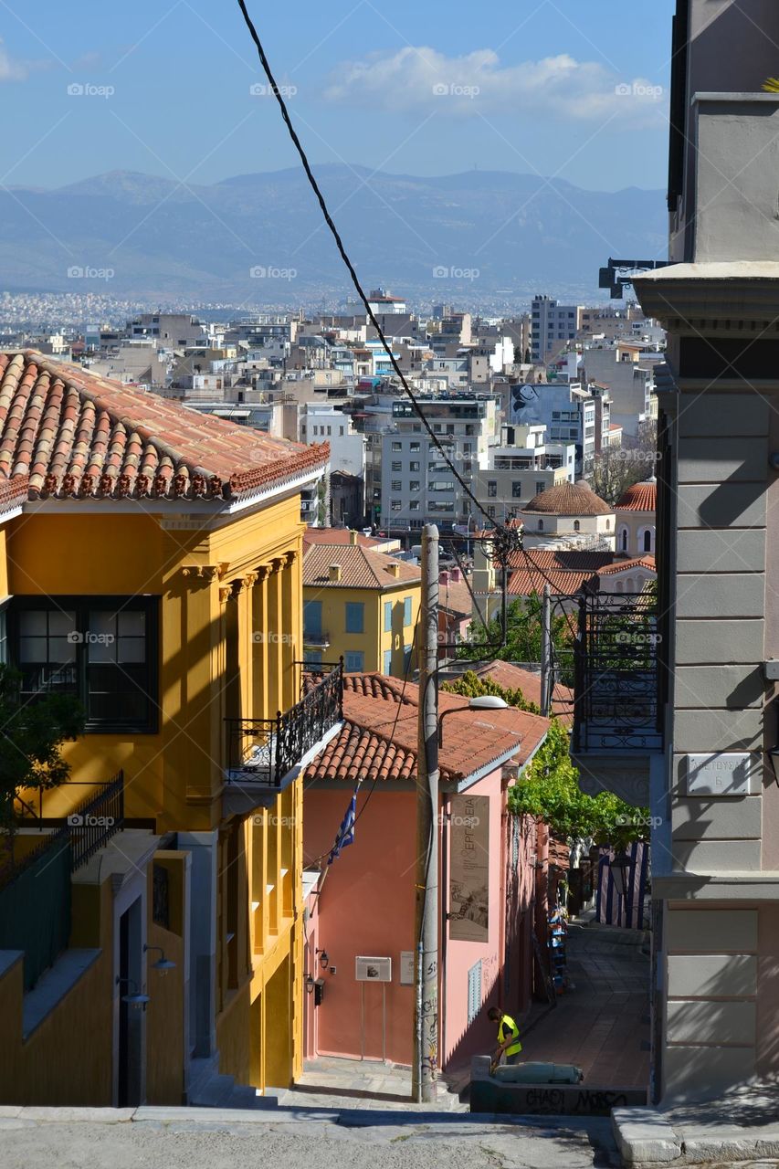 Summer in the city: colorful Athens