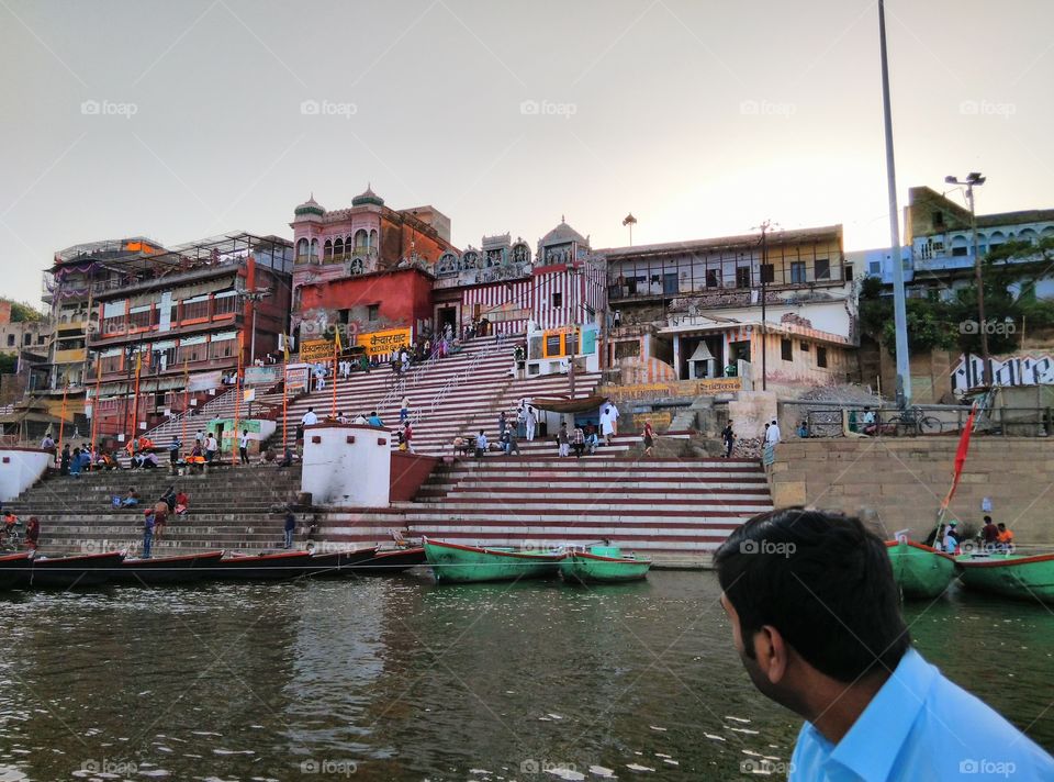 Varanasi, the river ganga