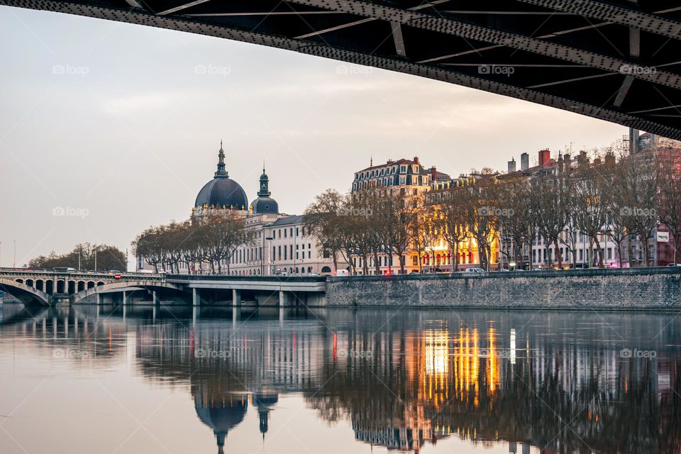 Lyon by the river