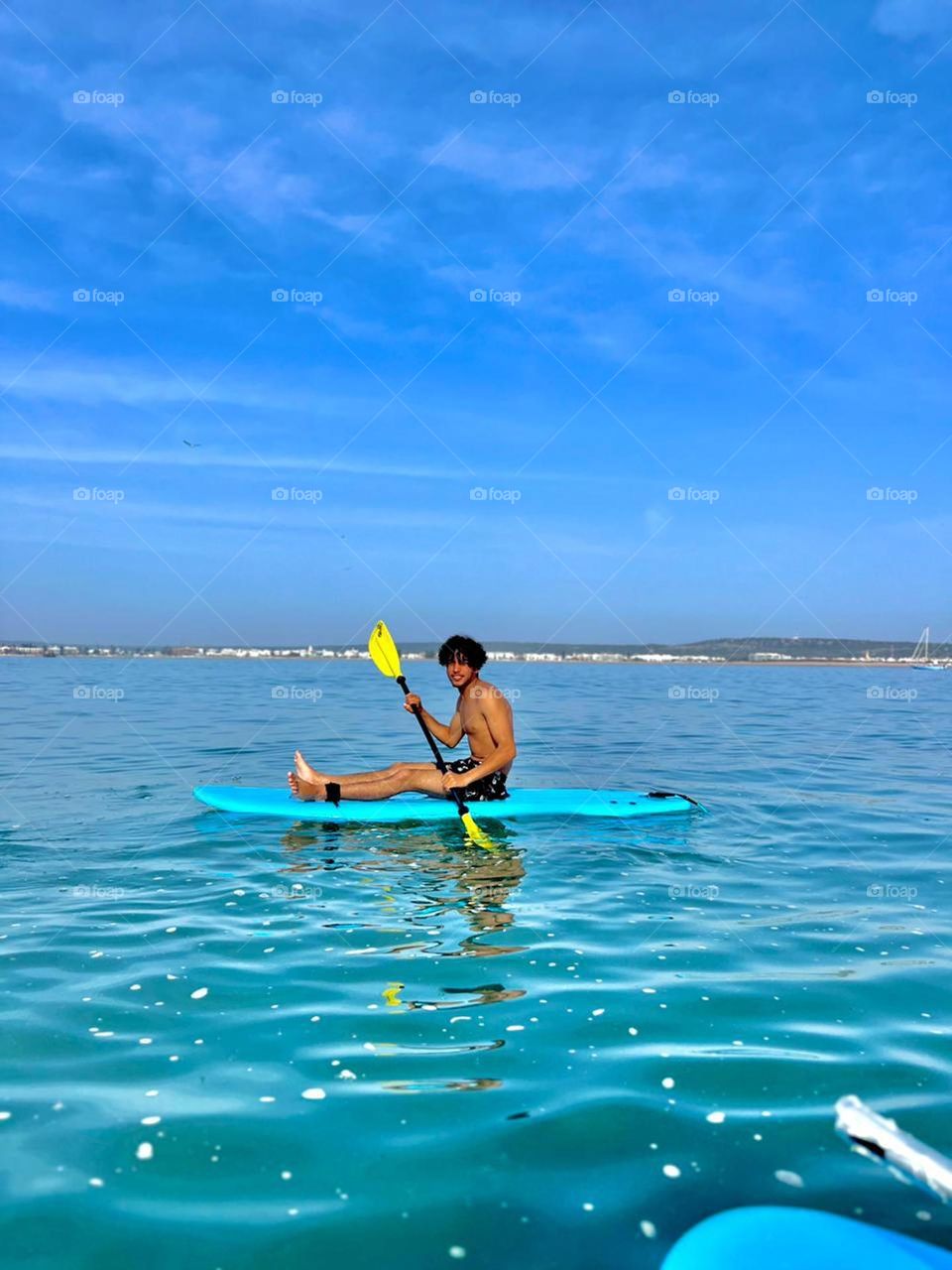 the adult man on surf