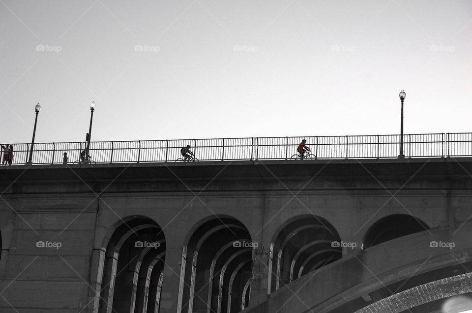 Bikes on Bridge